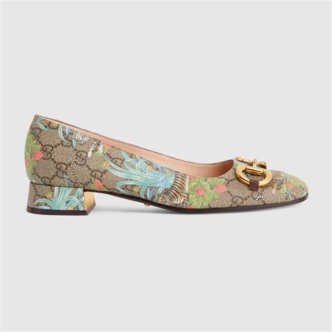 gucci tiger women's ballet flat with horsebit|gucci ballerina flats.